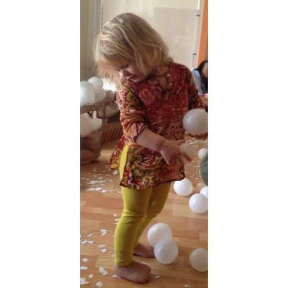 Raj Kids Adorable Bohemian Ethnic Inspired Colorful Tunic - Size 1-2 Years - Picture 9 of 13